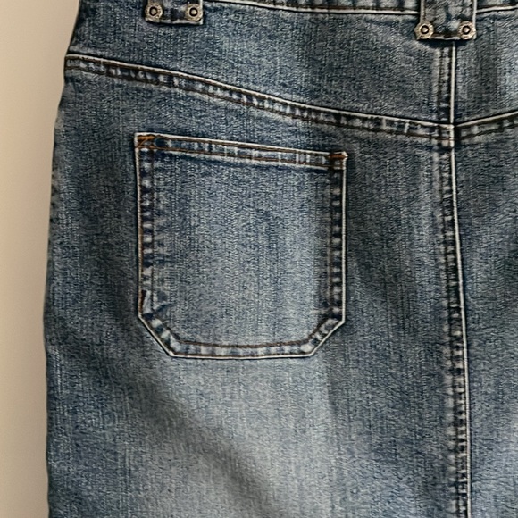 Vintage B.U.M Equipment Stretch Denim Skirt - Picture 5 of 6